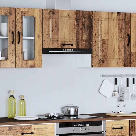 Teenpull – Küchen-Hängeschrank Kalmar Altholz-Optik Holzwerkstoff (1/5)