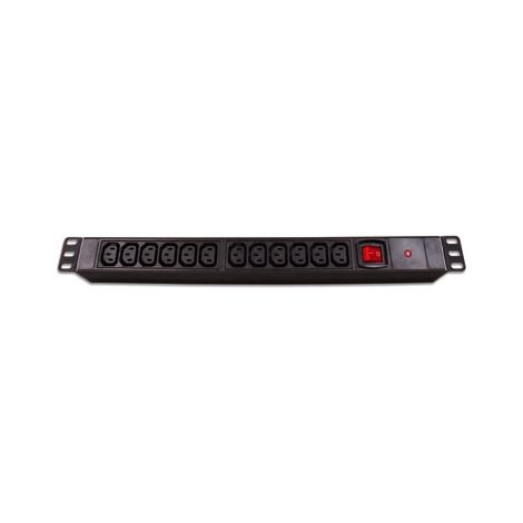 INTELLINET Multipresa 12 posizioni VDE con interruttore