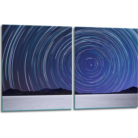 2 plaques de protection en verre pour cuisinière 40x52 étoiles (1/5)