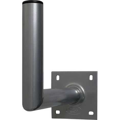 Support mural aluminium pour parabole jusqu'à 90 cm – Distance mur 35 cm – Résistant intempéries et vent – Montage rapide – Accessoire pro – Hdme