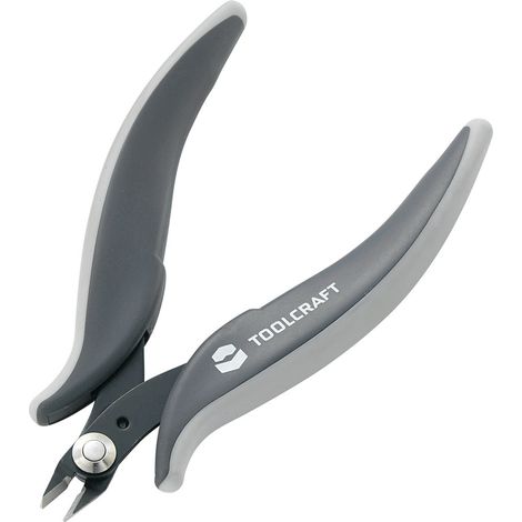 TOOLCRAFT 816745 Elektronik- u. Feinmechanik Seitenschneider ohne Facette 125 mm