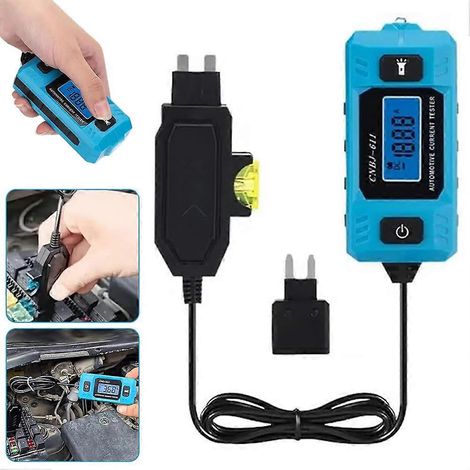 Testeur automobile Max-48V - Outil de test de boîte à fusibles facile à utiliser avec voyants LED, idéal pour le diagnostic automobile et la réparation de voitures et camions (1 pièce) (1/4)