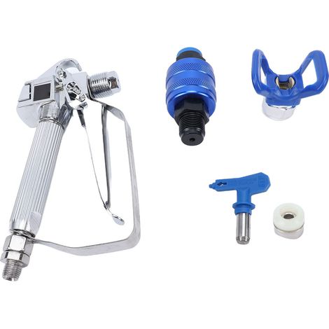 Pistolet à peinture sans air avec joint rotatif à 360° et ajusteur de direction ergonomique (1/5)