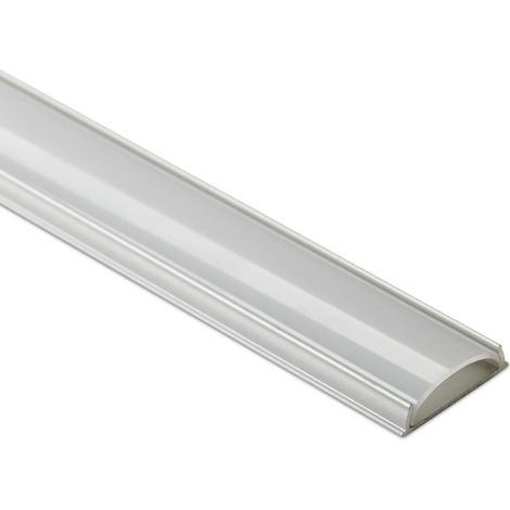 LED Profil-42 biegsam mit opaler Abdeckung 2000 x 17 x 5 mm Aluminium eloxiert für LED Streifen