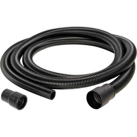 1 Tuyau D'aspiration Antistatique 4m, Diamètre 27mm, Flexible Pour Ponceuses, Usage Professionnel (1/5)