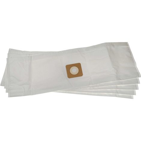 vhbw 5x bolsa compatible con Bosch AdvancedVac 20 aspiradora - vellón micro, 85cm x 22.75cm, blanco
