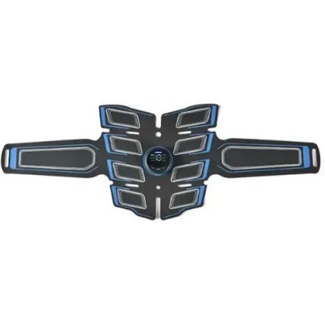 Abdominal electrical muscle stimulation (EMS) device - Smart abdominal muscle trainer - Electric slimming exercises for home gym 02126-AquaForge