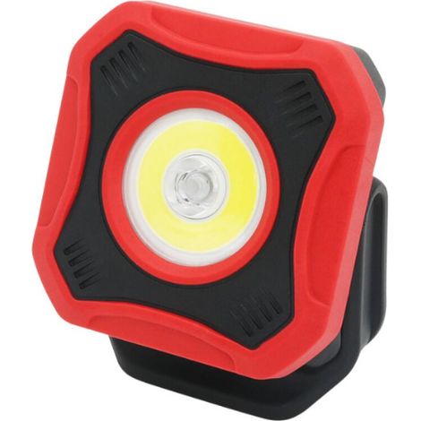 Lampe de travail LED, 1000 lumens, super lumineuse, lampe d'inspection, lampe d'inspection, 4 modes d'éclairage avec base magnétique et rotation à 180 °, pour garage, atelier, camping