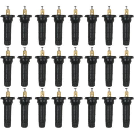 24 Kits de réparation de tige de valve TPMS EV6T-1A180-CB, installation facile, haute fiabilité, pour véhicule (1/5)