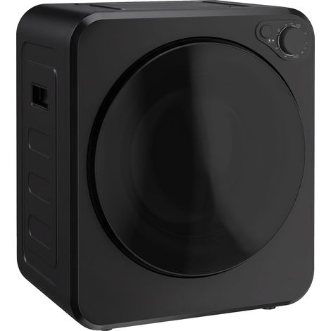 Sèche-linge à évacuation - HOMCOM - 2,5Kg - 400/800 W - 5 modes de séchage - cuve en acier inoxydable - 48 x 44 x 57 cm - noir (1/5)