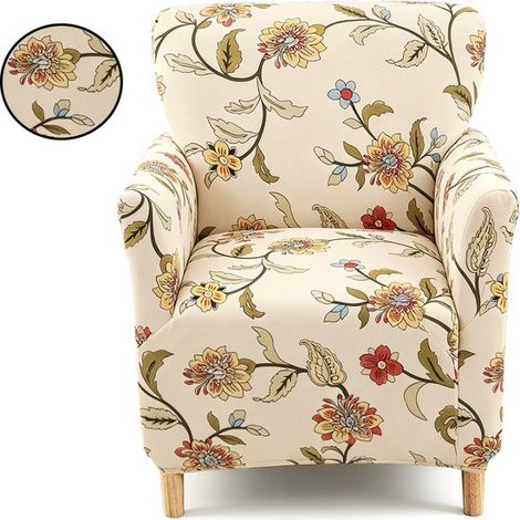 Funda para silla, Funda elástica para silla, Funda extraíble para silla, Funda para sillones de banquete/lectura, sillas de comedor (1/5)