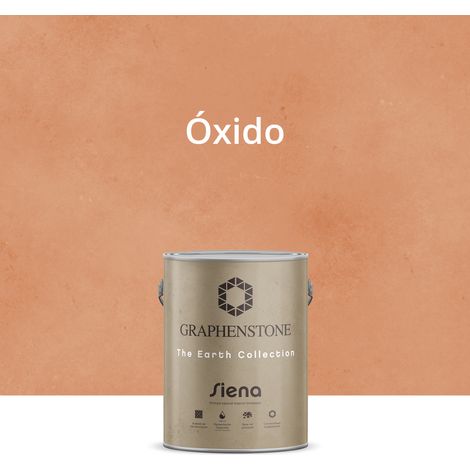 Pintura Ecológica INTERIOR Efecto LIMEWASH Base Cal SIENA Color ÓXIDO 4L