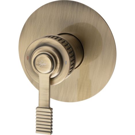 Mitigeur de douche à encastrer VERSI, 1 sortie, bronze (1/3)