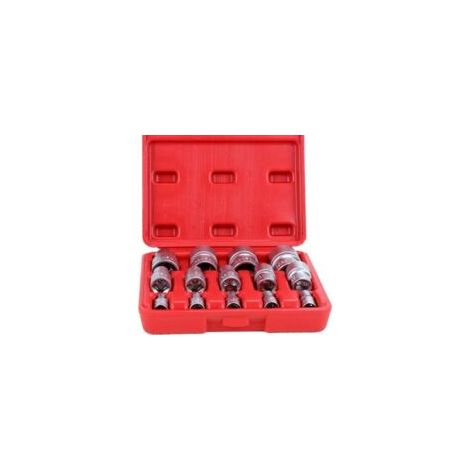 Juego de 14 llaves hexagonales en forma de estrella tipo E, aptas para coches, camiones, motocicletas y vehículos todoterreno. - Crezuo