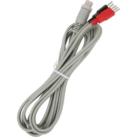 Câbles de connexion pour appareil minceur TENS professionnel 2 en 1 avec électrodes et connecteurs. (1/5)