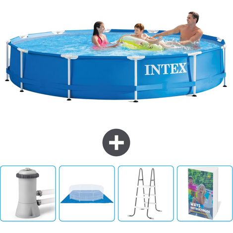 Frame Pool Rund - 366x76 cm - 5-teilig SCB122 (1/4)