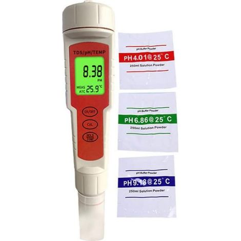 ORP-Tester, Redox-Meter, 3-in-1-Poolwasserqualitätsdetektor, Analysator, Labor-pH-Meter (1/5)