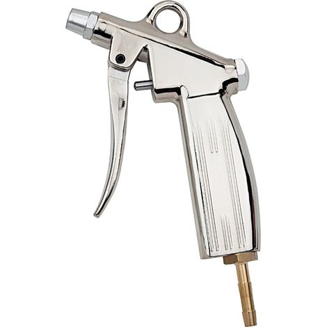 Riegler Blaspistole, Dämpferdüse, Alu-Druckguss vernickelt, Tülle LW 6 (1/2)