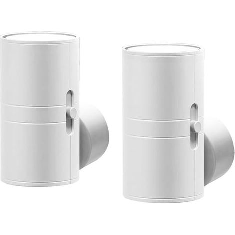 Ensemble de deux veilleuses LED - Lampe de chevet - Applique murale - Veilleuse à brancher pour entrée - Avec capteur de luminosité - Intensité variable - 1 Watt -... (1/2)