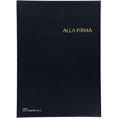 Fraschini Libro de Firmas Interno con 14 Separadores de Dermoide 240x340 mm Color Verde