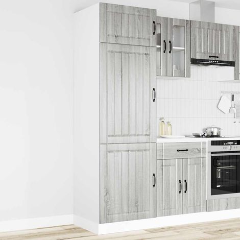 Maison Exclusive - Mueble de cocina Lucca madera de gris sonoma