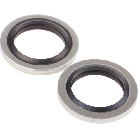 Joint composite RS PRO, Ø int. 10.7mm, Ø ext. 16mm, épais. 1.5mm, en Caoutchouc Nitrile ( Prix pour Sachet de 50 )
