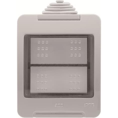 Zenit Boitier IP55 Equipe avec Bouton Poussoir No 2CLA320400N1101 ABB N3204