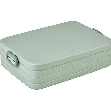 Mepal – Porta Pranzo Take a Break Large – Sacco per il Pranzo - Ideale per 4 Panini o 8 Fette di Pane – Adatto per la Lavastoviglie - 1500 ml - Nordic Sage (1/4)