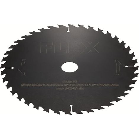 Flex HM-Kreissägeblatt 254x2,0/1,4x30 HW Z=40/+18° WZ/WZ/DZ für TS 92