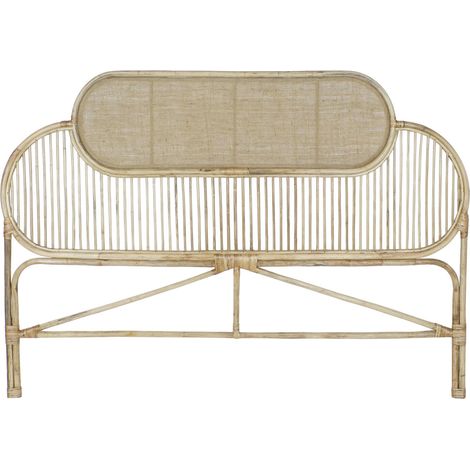 DKD Home Decor Tête de lit Marron en Rotin 180x90 cm (1/4)