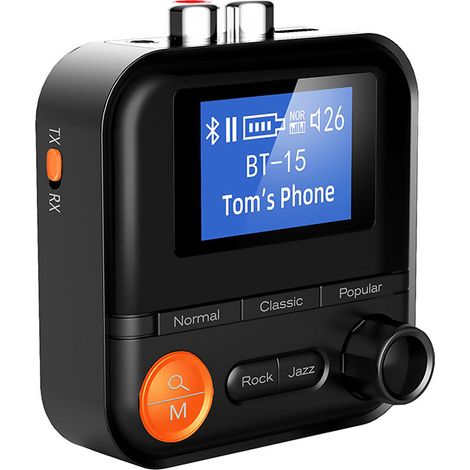 Adaptateur Bluetooth 5.2 pour voitures, émetteur-récepteur audio Bluetooth 2 en 1 (1/5)
