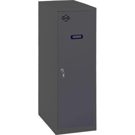 SimonRack Armadietto Spogliatoio Metallico Piccolo, 915x400x500 mm, Armadietto con Chiave, Antracite - Simonlocker