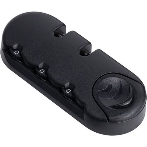 1 pièce noir 3 chiffres combinaison cadenas pour voyage bagages valise Code serrure fixe serrure antivol sac accessoires (1/5)