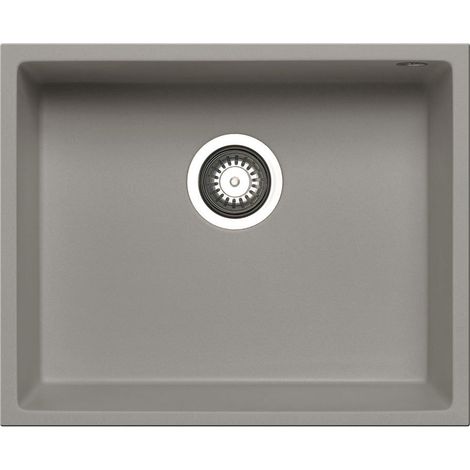Prima+ Granite 1.0 Bowl Undermount Kitchen Sink 540mm L x 440mm W - Light Grey (1/2)