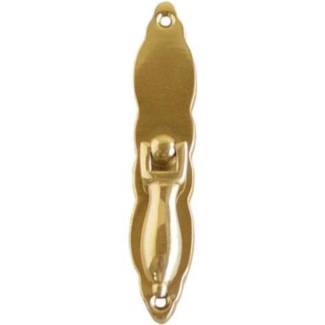Poignée pendule en laiton Brillance, 112 mm