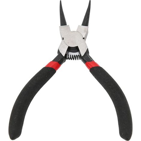 Pinces à circlips droites internes Pinces à anneau de retenue en acier au carbone avec poignée antidérapante en caoutchouc 5 pouces (1/5)
