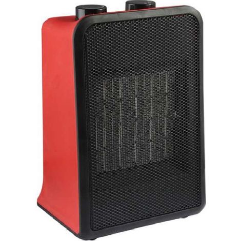 Syntesy termoventilatore ceramico con termostato regolabile due livelli di temperatura 2000w (1/2)