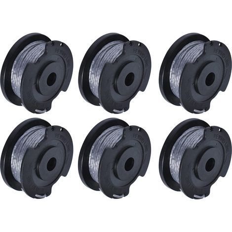 6-teilige Spule F016800569 und Trimmerfaden, kompatibel mit Bosch EasyGrassCut, Ersatzteil (1/5)