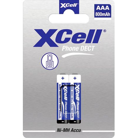 XCell Batteria ricaricabile Ministilo (AAA) NiMH 800 1.2 V 1 pz.