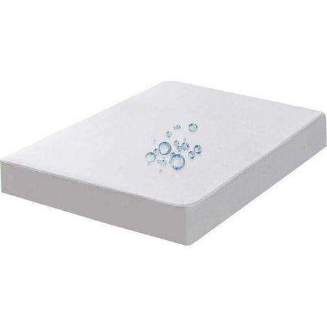 [JAMAIS UTILISÉ] (100x200+30cm) protège-matelas imperméable, drap respirant, hypoallergénique, antimite, antibactérien, silencieux, super doux, drap-housse, housse de (1/4)