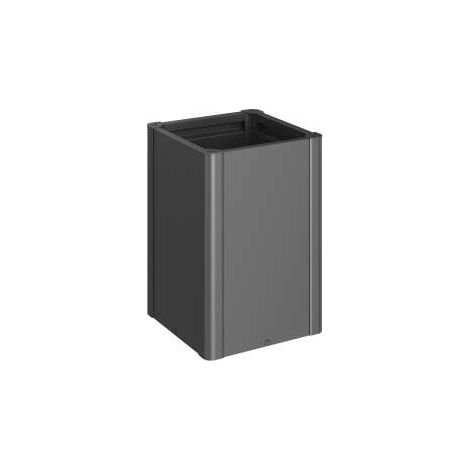Fioriera Belvedere MAXI Gr. 50 grigio scuro metallizzato