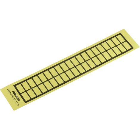 TE Connectivity 6-1768019-8 Etiquette EK 19 x 11 mm Couleur de la surface de marquage: jaune Nombre d'étiquettes: 40 S153761 (1/4)