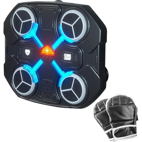 Machine de Boxe Musicale Version 2.0 Améliorée, Machine de Boxe Connectée Bluetooth Intelligente pour Jeux Parent-Enfant, Matériel d'Entraînement de Boxe, Cible de Boxe Mural pour Entraînement à Domic (1/5)