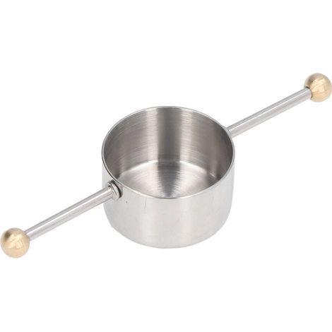 Multifunktionaler Doppelkugel-Messbecher aus Edelstahl für die Hausbar. (1/5)