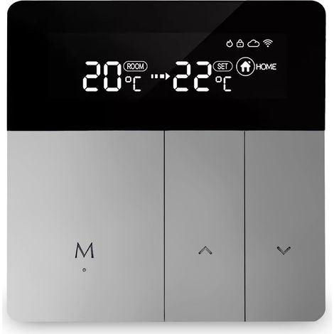 Thermostat Intelligent Thermostat de Chauffage Thermostat d'ambiance Thermostat WiFi Thermostat Mural Intelligent pour Chauffage par Le Sol électrique Chauffe-eau i8HGA (1/5)