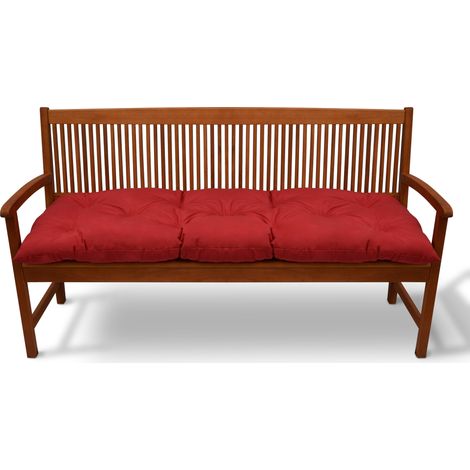 Beautissu Bankpolster Flair BK Rot, 180x50x10 cm