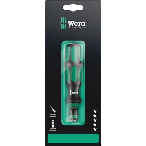 Wera 817 R destornillador portapuntas negro y verde (1/5)
