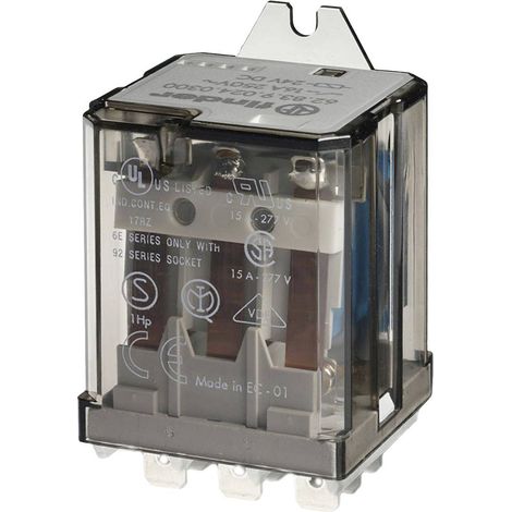 Finder 62.83.8.230.4000 Relè ad innesto 230 V/AC 16 A 3 scambi 1 pz.