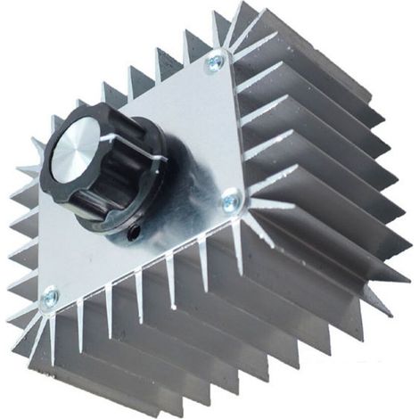 AC 220V 5000W SCR RéGulateur de Tension Moteur RéGulateur de Vitesse LumièRe Gradation Gradateurs Thermostat 5000W Moteur RéGulateur de Vitesse