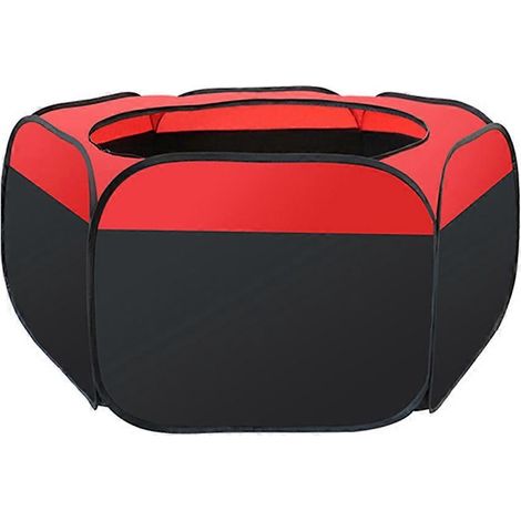 Ensemble couveuse pour poussins, cage de couveuse/boîte de couveuse pour jeunes poussins, avec mangeoire et abreuvoir (rouge) (1/5)